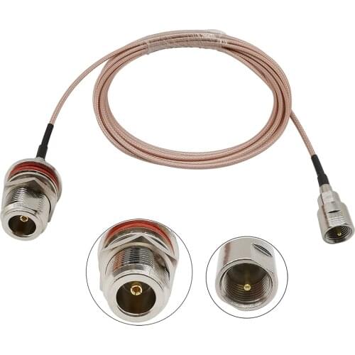 1Pcs RG316 Coaxial Cable N Female Jack to FME Male Plug Connector Extension Cables Jumper Pigtail Length 1M 3M 6M 9M 12M