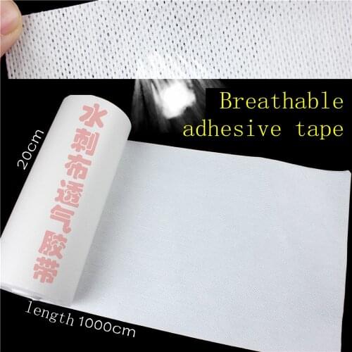 Medical Perforated Tape Breathable Nonwoven Flexble Hypo-allergenic Adhesive Wound Dressing Fixation Tape Bandage with Scisso