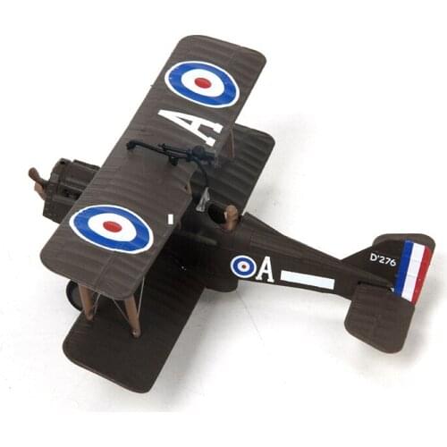 Diecast Airplane Model 1/72 Scale SE 5aE Fighter World War I Aircraft Model Military Fighter Static Display Adult Toys for Boys