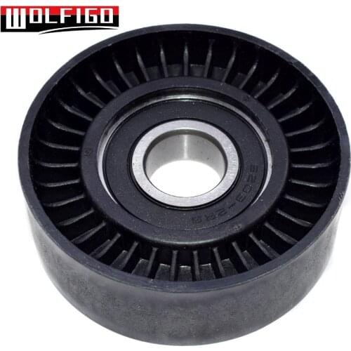 WOLFIGO New Belt Tensioner Tension Pulley For VW Passat Bora Jetta Golf Caddy Audi A3 TT 06A903315D,06A903315E