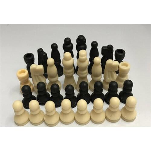 Plastic Chess Pieces Entertainment Standard Chessmen Family Board Games For Children Primary Learning Kids Birthday Gift