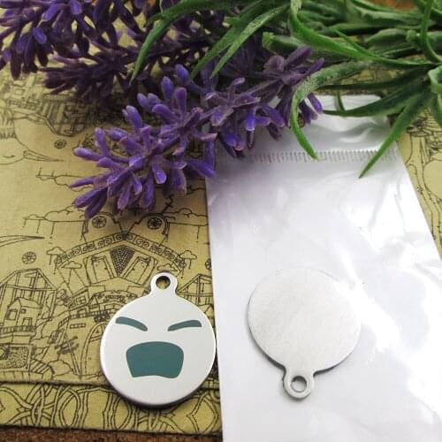 20pcs--"Jack Skellington faces23 "stainless steel charms more style for choosing DIY Charms pendants for necklace