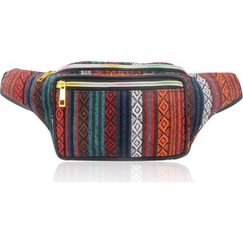 Women Ethnic Fanny Pack Retro Vintage Bum Bags Travel Hiking Waist Belt Purse Fanny Pack for Women Waist Bag