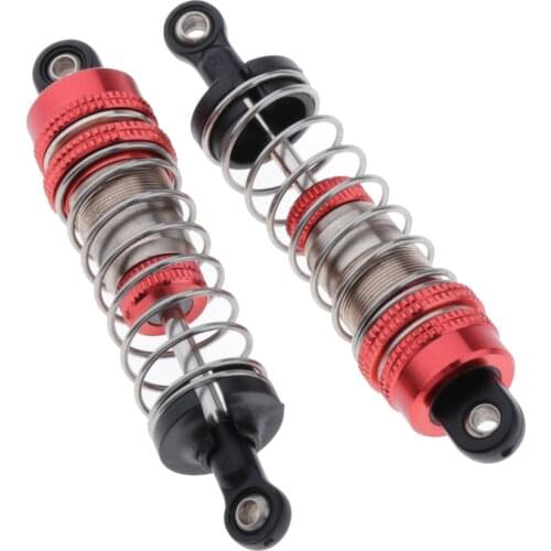 RC Shock Absorbers, 2Pcs High Strength Springs Shocks Sets Damper for 1/14 WLtoys 144001 RC Crawler Car Upgrade Parts