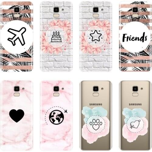Back Cover For Samsung Galaxy J3 J5 J7 2015 2016 2017 J2 J5 J7 Prime Soft Silicone Heart Phone Case For Samsung J4 J6 J8 Plus