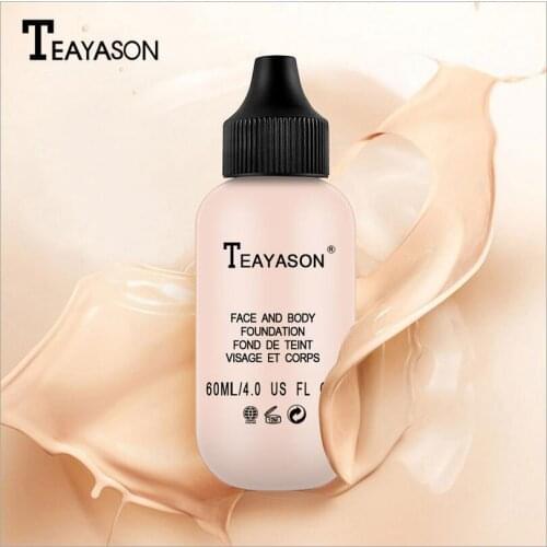 TEAYASON 50ml Matte Lasting Concealer Foundation Cream Moisturizing Oil Control Liquid Foundation Beauty Conceale T1096