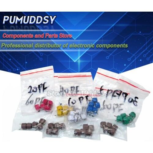 20PCS JML06-1 6mm 5PF 10PF 20PF 30PF 40PF 50PF 60PF 70PF trimmer Adjustable capacitor 5P 10P 20P 30P 40P 50P 60P 70P 120P
