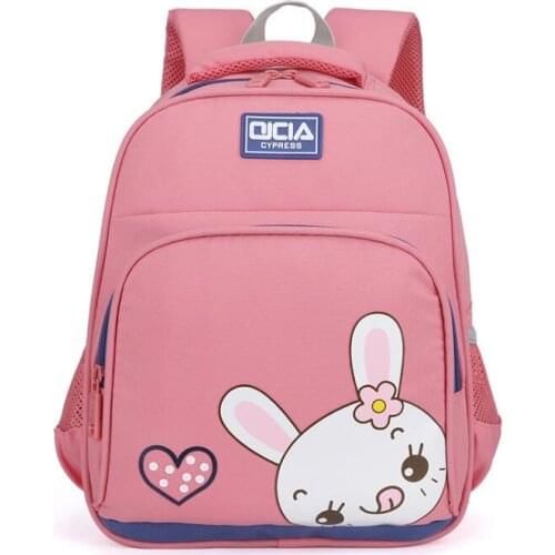 2020 childrens backpack 3D Cartoon rabbit kindergarten Schoolbag Kids cute Animal travel Backpack School Bags Girls Boys