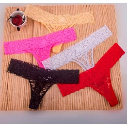 Big size XL-5XL Women lace G-Strings shorts Briefs sexy underwear ladies panties lingerie pants thong intimate wear 3pcs zx104