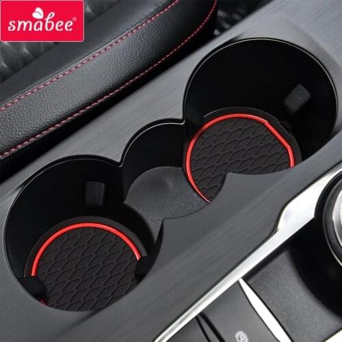 Smabee Gate slot pad For Ford FOCUS 2019 Automotive interior Non-slip mats RED/BLUE/WHITE/BLACK 10pcs