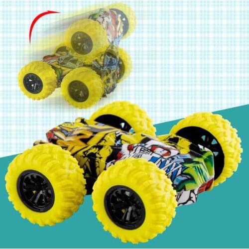 Childrens Toys Mini Inertial Double-Sided Stunt Car Childrens Car Model Simulation Resistance To Fall Toys Holiday Gifts