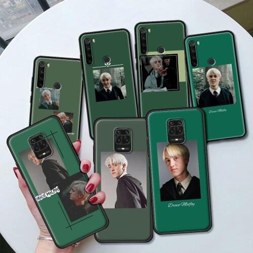 Draco Malfoy Silicone Phone Case for Redmi Note 8 8A 8T 9 9A 9C 9i 9S K20 K30 Pro 4G 6 6A 7A Soft Black Cover Capa