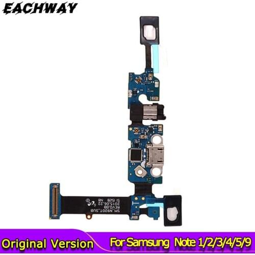 For Samsung Galaxy Note 1 2 3 4 5 9 Charging Port Flex Cable Dock Connector N7000 N7100 N900 N9005 N910F N920F Charger Board