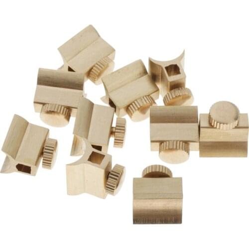 Set of 10 Trumpet Parts Screw Copper Kit Trumpet Wind Flute Accessories