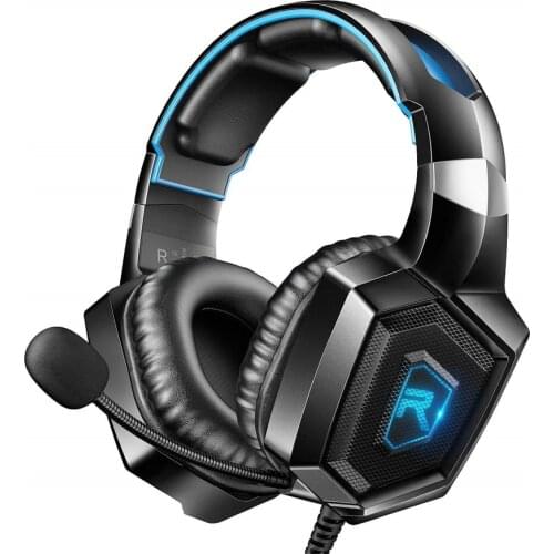 New product K8 head-mounted wired gaming headset with microphone stereo LED light notebook desktop computer PC headset