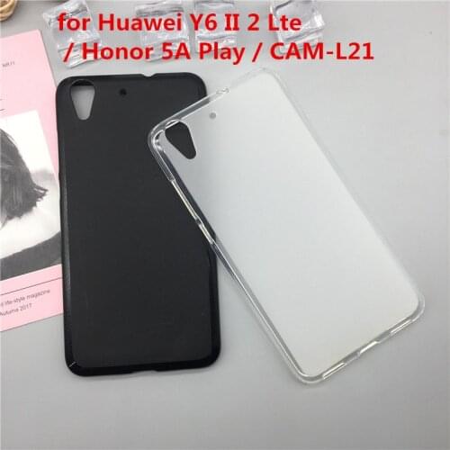 Original TPU Phone Case Covers for Huawei Y6 II 2 Lte / Honor 5A Play / CAM-L21 Matte Soft Silicone Back Cover Cases Capa Funda