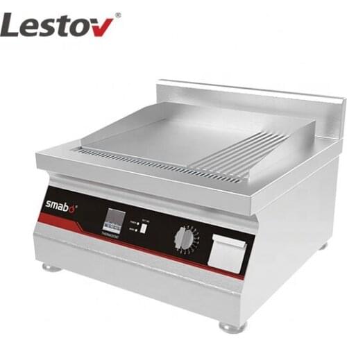 Cooking appliance temperature control timer function copper coil 5000W induction grill commercial