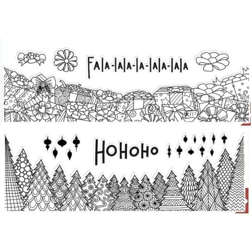 Christmas clear stamp /Seal for DIY scrapbooking/photo album Decorative clear stamp sheets A5040