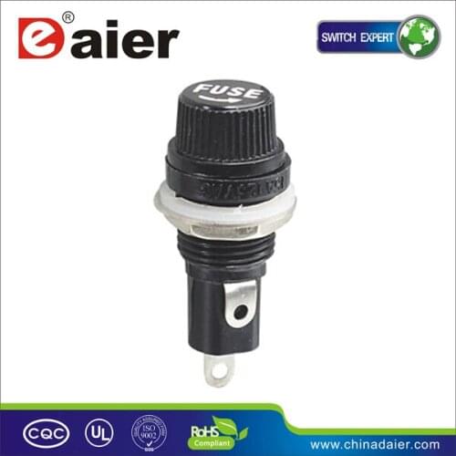 Daier BLX-2 Glass Fuse Holder Diam 12mm