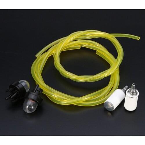 Thin Thick Fuel Line Fuel Filter Primer Bulb For McCulloch Craftsman Husqvarna Sears Stihl 2 Stroke/cycle Handheld Equipment