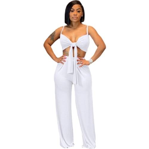Womens tracksuits casual loose solid crop top full pant two piece sets outfits for women