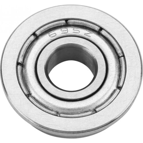 10Pcs/set F695ZZ Double-shielded Bearings Flanged Ball Bearings 5x13x4mm Miniature bearings New Arrival