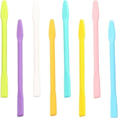 10pcs Silicone Stick Facial Mask Stirring Rods Mud Mask Applicator Cosmetic Mask Tools For Facial Mask Mixing DIY Crafts