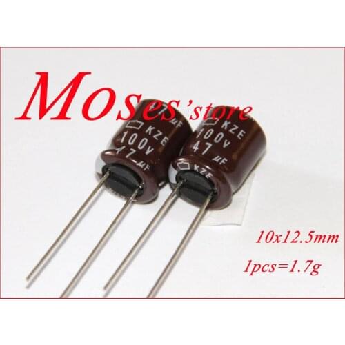 100v 47uf 100% Original new NCC Electrolytic Capacitor Radial Capacitance 10x12.5mm (50pcs)