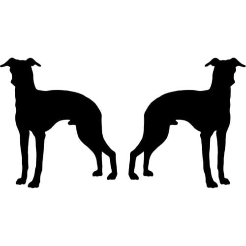 16*8.5CM Italian Greyhound Dog Animal Stickers Creative Fashion Car Motorcycle Decorative Decals C6-1176