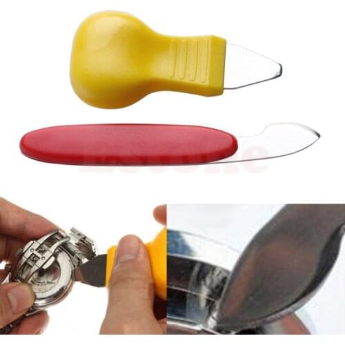 2 PCS / Set Safe for Watch Battery Removal Change Quartz Watch Back Case Cover Opener Remover Knife Metal Open Watch Repair Kit