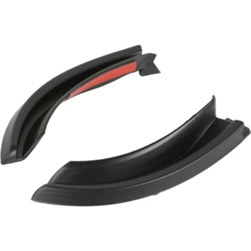 2 Pcs Water Rain Gutter Extension For Jeep Wrangler JL 2018 2019 2020 Black