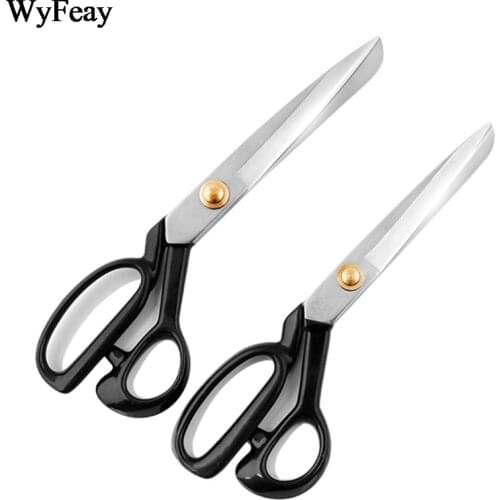 65 Manganese Steel Top Quality Tailor Scissors Sewing Fabric Scissors Guided Embroidery Scissor Fabric Cutter Tailors Scissors