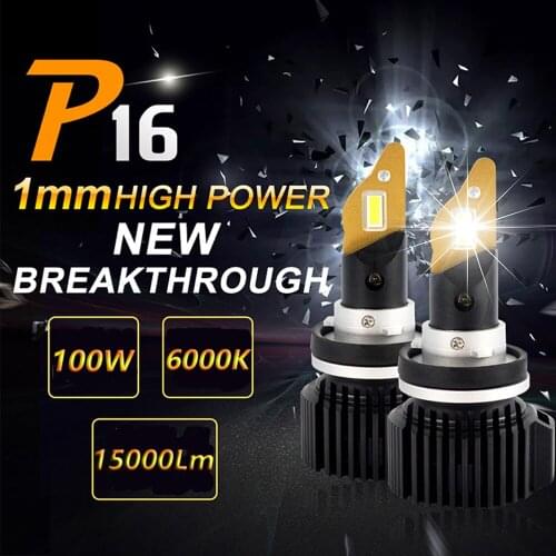 9005 HB3 LED CanBus Auto Headlight 12v 6000k H7 No Error LED Bulb 100w 15000Lm Super High Power