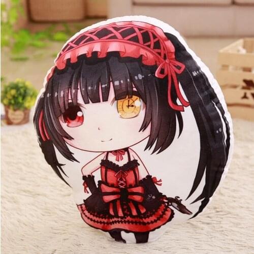 Anime Date A Live Plush Toy Kurumi Model Doll Printing Pillow Cute Cushion Pendant toy Gifts