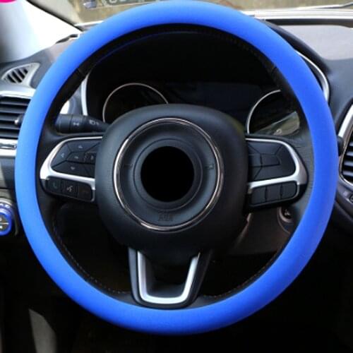 Silicone Car Steering Wheel Cover for Chevrolet Cruze Trax Malibu Aveo for Opel Mokka VAUXHALL ASTRA J Insignia