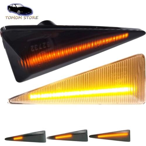 2Pcs Dynamic LED Side Marker Light Turn Repeater Lamps For Renault Espace MK4 Vel Satis Wind Avantime Megane 2 Scenic 2 Espace 4