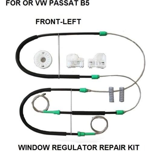 FOR VW PASSAT B5 ELECTRIC WINDOW REGULATOR REPAIR KIT FRONT-LEFT SIDE 1996-2005