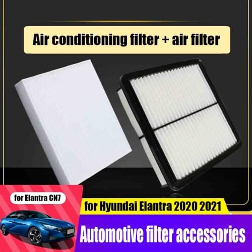 Car air conditioning filter, engine air filter accessories replacement for Hyundai Elantra CN7 2020 2021