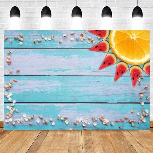 Yeele Fruit Sun ShellBackground For Photography Baby Shower Birthday Party Room Decro Photo Backdrop Photozone Photophone Props