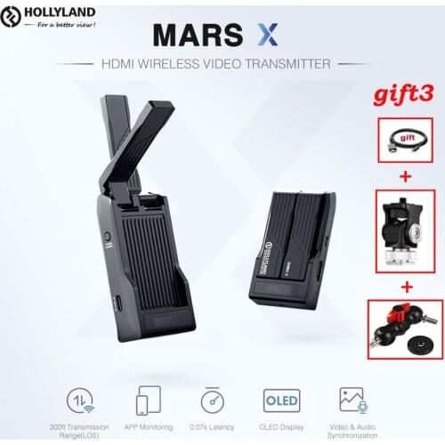 Hollyland MarsX Mars X Wireless Image Transmission 300ft HD Image Transmitter HDMI 1080P For iOS Android iPad phone DSLR Video