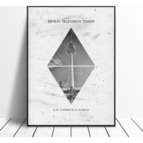 Coordinates BERLIN Art canvas poster home decoration painting frameless