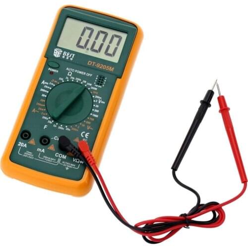 BEST 9205M Professional LCD Digital Multimeter Voltmeter Ohmmeter Ammeter Tester With buzzer Tester Meter