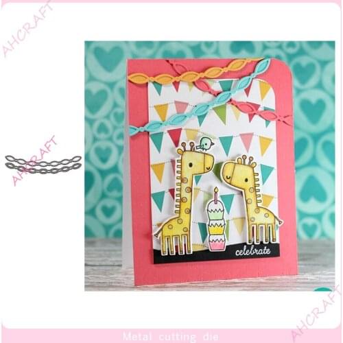 MINI Ribbon Metal Cutting Dies for DIY Scrapbooking Photo Album Decorative Embossing PaperCard Crafts Die2021