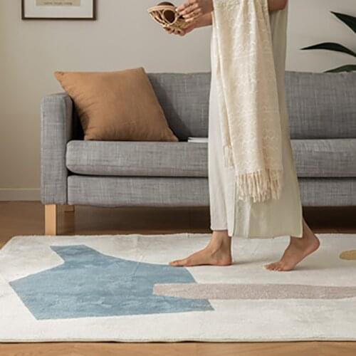Simple Nordic Carpets For Living Room Soft Fluffy Bedroom Carpet Thick Coffee Table Bedside Rug Carpets Floor Mat Kids Modern