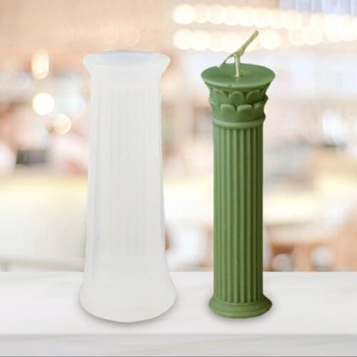 Roman Column Silicone Candle Mold DIY Scented Human Body Mold Candle Making Jars Art Sculpture Model Wax Mold Crafts #Best Gifts