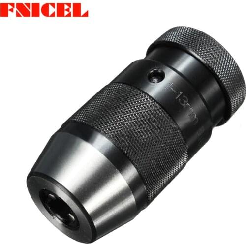 Steel Self-tightening Chuck 0-20mm Steel Self-tightening Keyless B12 B16 B18 B22 Chuck for Lathe Electric Drill Bits