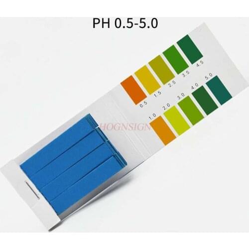 Precision test paper 0.5-5.0pH saliva urine amniotic fluid drinking water acid-base test paper chemical experiment consumables