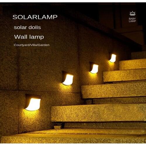 Outdoor Courtyard Fence Garden Decoration Waterproof Solar Light