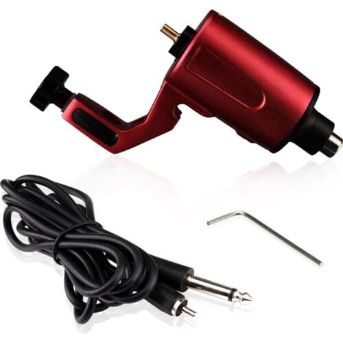 2019 rotary tattoo machine adjustable pistol strong 10w motor 8000r / m strong stroke drive direct RCA line