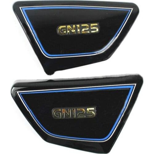Motorcycle Moto Bike 1Pair Right & Left Frame Side Covers Panels For Suzuki GN 125 GN125 PARTS Original